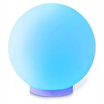 Nedis Wi-Fi chytré náladové RGB světlo/ kulaté/ průměr 20 cm/ teplá až studená bílá/ 360 lm/ 5 W/ sklo/ Android & iOS