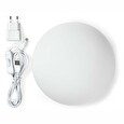 Nedis Wi-Fi chytré náladové RGB světlo/ kulaté/ průměr 20 cm/ teplá až studená bílá/ 360 lm/ 5 W/ sklo/ Android & iOS