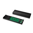 CHIEFTEC externí rámeček na M.2 PCIe NVMe/S-ata SSD Enclosure Tool-Less, s USB Type C konektorem, černá