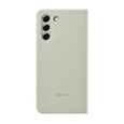 Samsung Flipové pouzdro Clear View S21 FE Olive Green