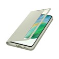 Samsung Flipové pouzdro Clear View S21 FE Olive Green