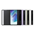 Samsung Flipové pouzdro Clear View S21 FE Olive Green