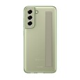 Samsung Poloprůhledný zadní kryt s poutkem S21 FE Olive Green