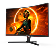 AOC MT VA LCD WLED 31,5" C32G3AE/BK - VA panel, 165Hz, 1920x1080, 2xHDMI, DP, repro, zakriven
