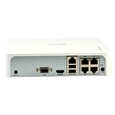 HiLook Powered by HIKVISION/ NVR-104H-D/4P(C)/ 4 kamery/ 4x PoE/ 4Mpix/ HDMI/ VGA/ 2x USB/ LAN/ 1x SATA/ Plast