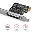 AXAGON PCEA-P1N, PCIe řadič - 1x paralelní port (LPT), vč. LP