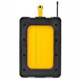 Nedis digitální rádio/ stolní provedení/ výkon 15W/ FM/ Bluetooth/ IPX5/ napájení z baterie/síťové napájení/ černo-žluté