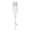 Belkin kabel USB-A na LTG_silikon, 1M, bílý