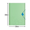 Leitz Tříchlopňové desky UrbanChic PP, A4, zelená
