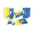 Leitz Set mini sešívačky a děrovačky UrbanChic, modrá