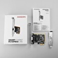 Axagon PCEE-GRF, PCIe síťová karta - 1x Gigabit Ethernet port (RJ-45), Realtek 8111F, vč. LP