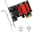 Axagon PCEE-GIX, PCIe síťová karta - 1x Gigabit Ethernet port (RJ-45), Intel i210AT, PXE, vč. LP