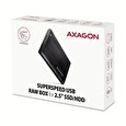 Axagon EE25-A6M, USB 3.2 Gen 1 - SATA 6G 2.5" kovový RAW box, bezšroubkový