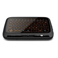 XtendLan bezdrátový dálkový ovladač H18B/ s podsvitem/ vestavěná klávesnice/ kompatibilní s Android/ W10/ Linux/ černý