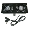 XtendLan Ventilace pro stojan. rozvaděče Telco hloubky 600,800,1000,1200mm, 2x ventilátor, napájecí kabel