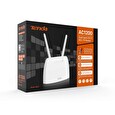 Tenda 4G07 Wi-Fi AC1200 4G LTE router, 2x WAN/LAN, 1x miniSIM, IPv6, VPN, LTE Cat.4,4x anténa,CZ app