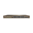 Tenda TEG5328P-24-410W Gigabit L3 PoE+ Switch 370W, 24x 1Gb/s PoE+, 4x SFP, STP, IGMP, VLAN, Rack