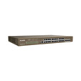 Tenda TEG5328P-24-410W Gigabit L3 PoE+ Switch 370W, 24x 1Gb/s PoE+, 4x SFP, STP, IGMP, VLAN, Rack