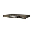 Tenda TEG3328F Gigabit L2 Managed Switch, 24x RJ45 1Gb/s, 4x SFP, STP, RSTP, MSTP, IGMP, VLAN, Rack
