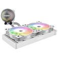 Zalman vodní chladič CPU ALPHA28 White/ 2 x 140 mm / PWM / ARGB / bílý