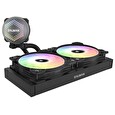 Zalman vodní chladič CPU ALPHA24 Black / 2 x 120 mm / PWM / ARG / černý