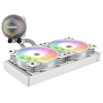 Zalman vodní chladič CPU ALPHA24 White / 2 x 120 mm / PWM / ARG / bílý