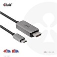 Club3D kabel USB-C na HDMI, 4K120Hz 8K60Hz HDR10 s DSC1.2, M/M, 3m