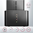 Axagon ADSA-D25, USB 3.2 Gen 1 - 2x SATA 6G 2.5" SSD/HDD CLONE MINI dokovací stanice