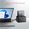 Axagon ADSA-D25, USB 3.2 Gen 1 - 2x SATA 6G 2.5" SSD/HDD CLONE MINI dokovací stanice