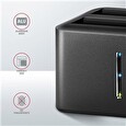 Axagon ADSA-D25, USB 3.2 Gen 1 - 2x SATA 6G 2.5" SSD/HDD CLONE MINI dokovací stanice