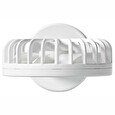 Nedis ruční ventilátor/ průměr 6 cm/ výkon 0,9 W/ 2 rychlosti/ plast/ bílý
