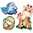 Hračka Liscianigioch Montessori Baby Touch - Maminka a mláďě
