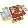 Hračka Liscianigioch Carotina Baby 9 Puzzle - Zvířátka