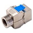 XtendLan Keystone jack RJ45, zaklapávací, CAT7,CAT8, STP, instalace bez nástrojů