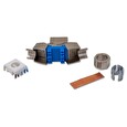 XtendLan Keystone jack RJ45, zaklapávací, CAT7,CAT8, STP, instalace bez nástrojů