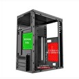1stCOOL skříň STEP 4, micro tower, AU, USB 3.0, bez zdroje, černá