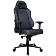 Arozzi herní židle PRIMO Full Premium Leather Ocean/ 100% přírodní italská kůže/ tmavě šedomodrá