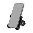 Držák FIXED Hliníkový držák mobilního telefonu na kolo FIXED Bikee ALU 2 s otočnou hlavou, černý