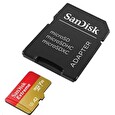 SanDisk micro SDXC karta 128GB Extreme (190 MB/s Class 10, UHS-I U3 V30) + adaptér