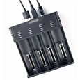 Gembird nabíječka baterií BC-USB-02, 4ks, Ni-MH + Li-ion