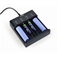 Gembird nabíječka baterií BC-USB-02, 4ks, Ni-MH + Li-ion