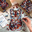Puzzle Puzzler dřevěné, barevné - Odvážný Spike