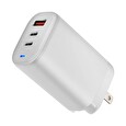 Acer GaN 65W, three-port Charger, 2xUSB-C,1x TypeA