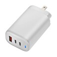 Acer GaN 65W, three-port Charger, 2xUSB-C,1x TypeA