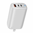 Acer GaN 65W, three-port Charger, 2xUSB-C,1x TypeA
