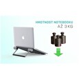 iTec chladicí kovová podložka (až do 15.6”) s USB-C Dokovací stanicí (Pow.Del.100W)