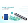 iTec chladicí kovová podložka (až do 15.6”) s USB-C Dokovací stanicí (Pow.Del.100W)
