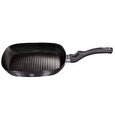 Pánev Berlingerhaus grilovací s mramorovým povrchem a poklicí 28 cm Carbon PRO Line BH-6909