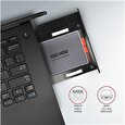 Axagon RSS-CD12 rámeček pro 2.5" SSD/HDD do DVD slotu, 12.7 mm, LED, hliník