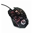 GEMBIRD myš MUS-6B-GRAFIX-01, černá s grafickým potiskem, USB